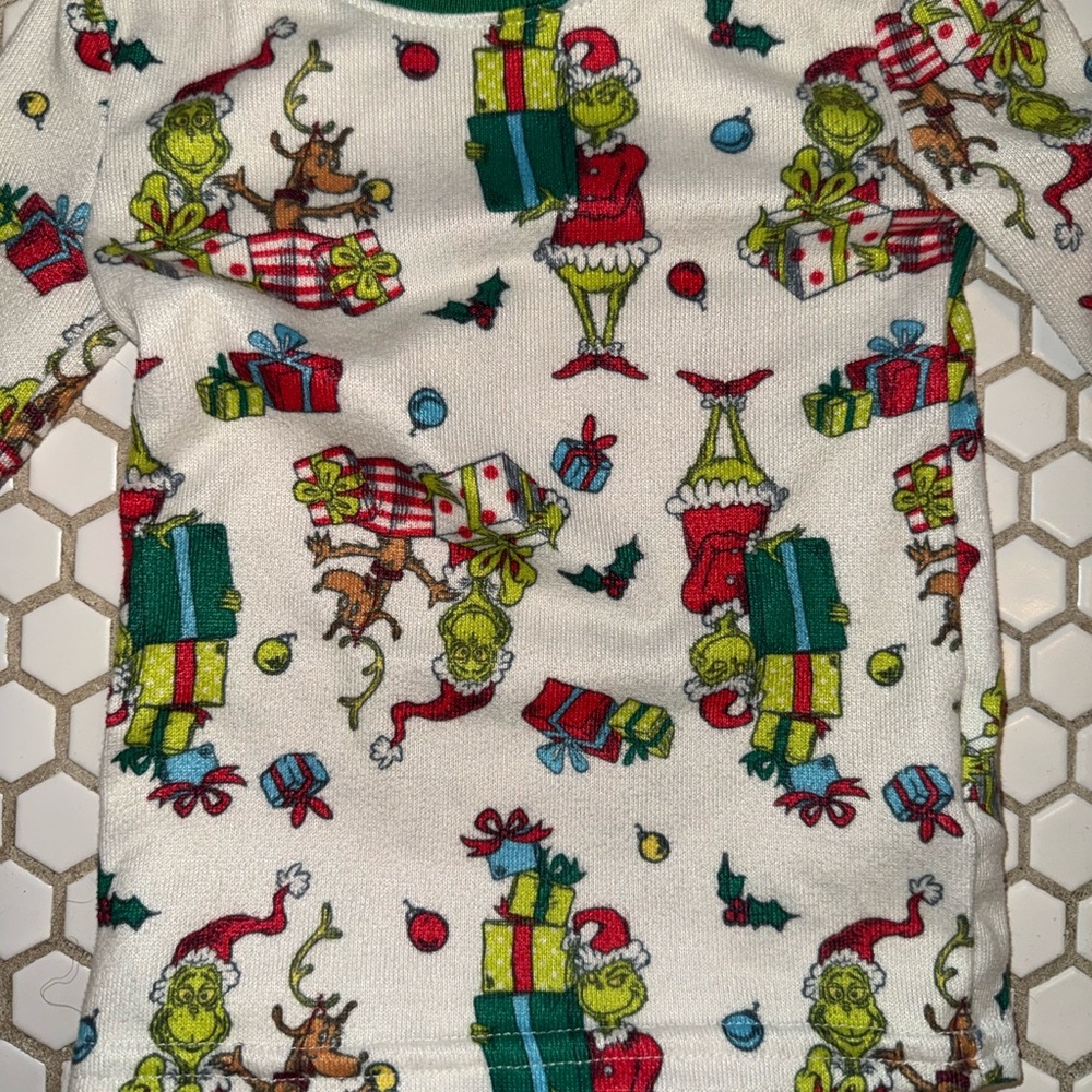 Dr. Seuss Grinch Toddler Christmas 2-piece Pajama Set - unisex 12-18months